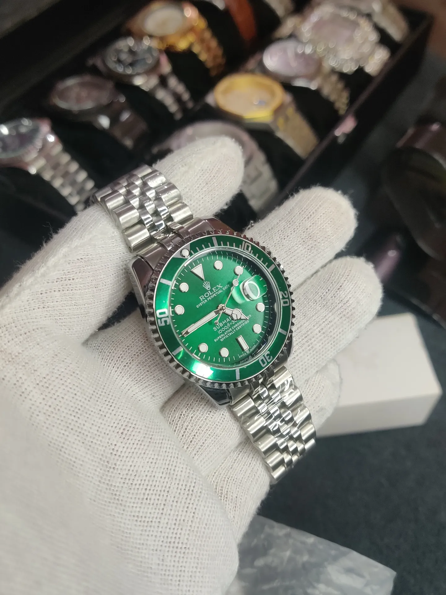 Rolex GMT Green dial- Semi Auto
