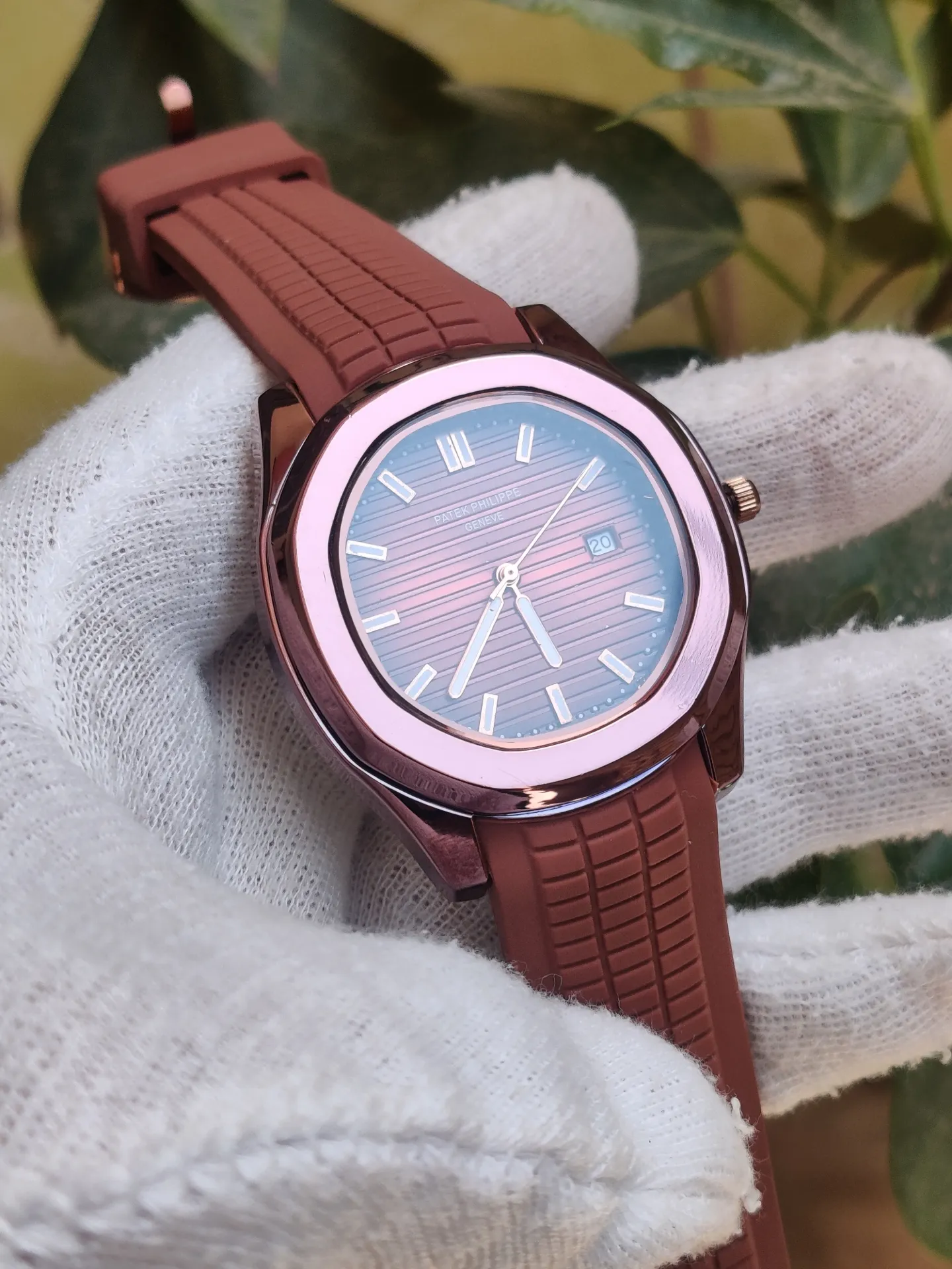 PP silicon strap- Brown Edition